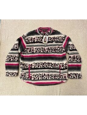 Hurley Girl’s Sherpa Quarter-Zip Pullover Size XL (14/16)